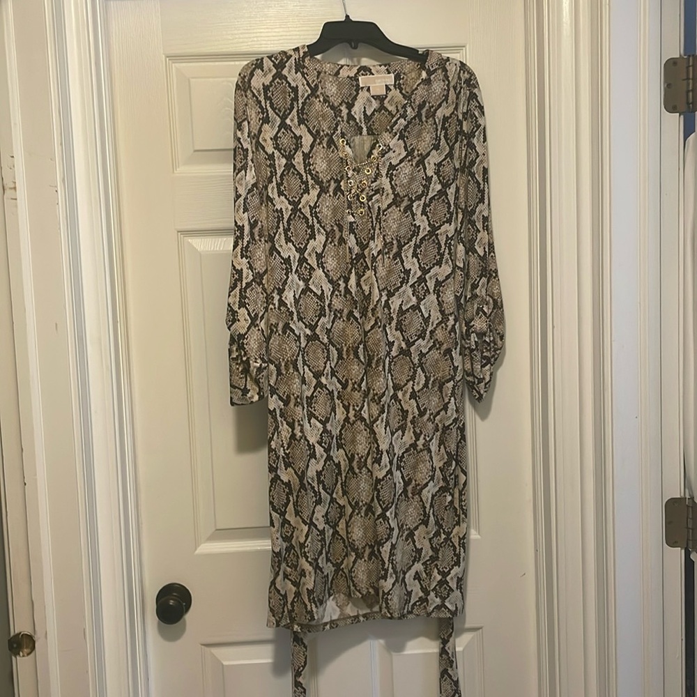 Michael Kors Snakeskin dress 1X